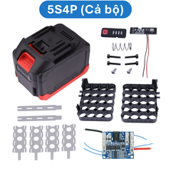 Vỏ pin dùng cho máy khoan Makita, 5S 21V, chỉ vỏ hoặc cả bộ