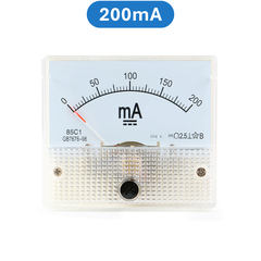 Ampe kế kim hiển thị dòng điện DC 1mA - 20A