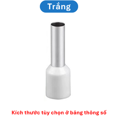 (100 Cái) Đầu cos rỗng đủ loại VE đầu cos dây điện, pin rỗng dây điện 0.5mm2 đến 10mm2