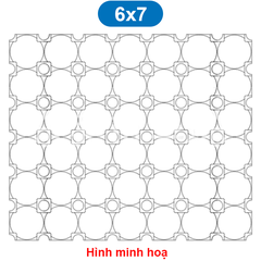 Khung cố định pin 18650 nhiều hàng (6 - 13 hàng) ghép khối lớn xe điện