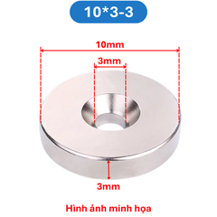 Nam châm đất hiếm tròn lỗ