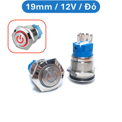 Nút nhấn chống nước đầu cao ( nhấn nhả/reset ) lỗ khoét 12mm/16mm/19mm/22mm