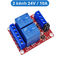 Mạch relay opto cách ly 1 - 8 kênh kích ( H/L) 5V/12V/24V - 10A/30A