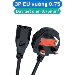 Dây nguồn AC 1.5m đồng nguyên chất  thông dụng cho máy tính, laptop, nồi cơm…