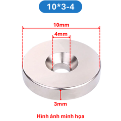 Nam châm đất hiếm tròn lỗ