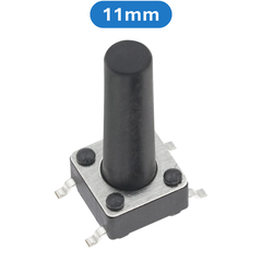 (20 Cái) Nút nhấn 6x6mm 4 chân dán SMD cao 4.3 - 15mm