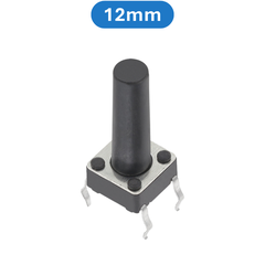 (20 Cái) Nút nhấn 6x6mm 4 chân cắm DIP cao 4.3 - 15mm