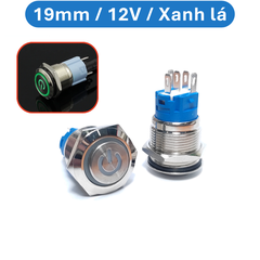 Nút nhấn chống nước đầu cao ( nhấn giữ - khoá ) lỗ khoét 12mm/16mm/19mm/22mm