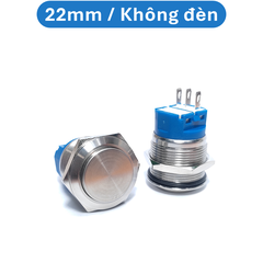 Nút nhấn chống nước đầu cao ( nhấn giữ - khoá ) lỗ khoét 12mm/16mm/19mm/22mm