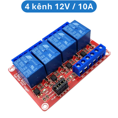 Mạch relay opto cách ly 1 - 8 kênh kích ( H/L) 5V/12V/24V - 10A/30A