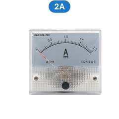 Ampe kế kim hiển thị dòng điện DC 1mA - 20A