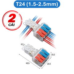 Cút nối dây điện nhanh chữ T 32A Cho dây 0.5 - 5mm2