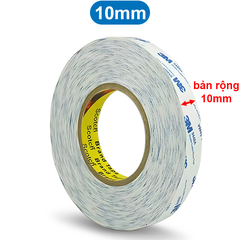 Băng keo tản nhiệt 3M màu đục, siêu dính chịu nhiệt 150 độ cuộn 10 mét