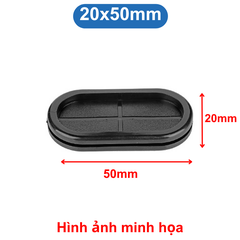 Đệm cao su, ron cao su luồn dây tủ điện hình bầu dục
