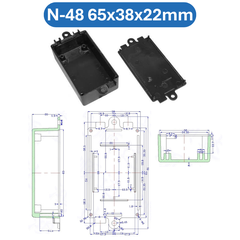 Hộp nhựa ABS, hộp đựng linh kiện, hộp nhựa kỹ thuật