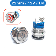 Nút nhấn chống nước đầu cao ( nhấn nhả/reset ) lỗ khoét 12mm/16mm/19mm/22mm