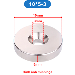 Nam châm đất hiếm tròn lỗ