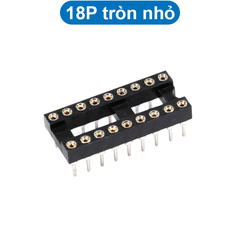 Đế IC chân vuông/tròn hai hàng 2.54mm 1A