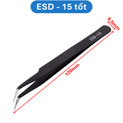 Nhíp gắp linh kiện, nhíp sửa chữa chống tĩnh điện ESD