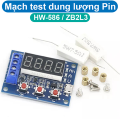 Mạch kiểm tra dung lượng pin 18650 màn hình LED