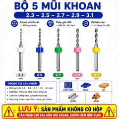 Mũi khoan PCB, chuyên khoan, cắt, phay các vật liệu cứng như đá quý, vỏ chai, bo mạch