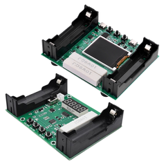 Mạch kiểm tra dung lượng pin 18650, có đế pin - màn hình LCD
