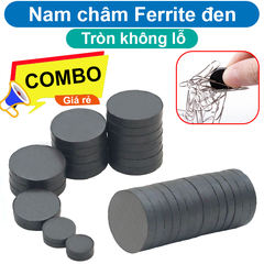 Nam châm Ferrite đen tròn nhiều kích thước