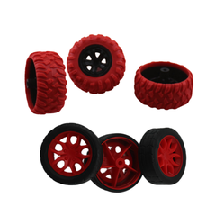 Bánh xe mini vỏ cao su, làm xe mô hình DIY, robot