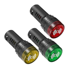 Đèn còi báo AD16 - 22SM lỗ khoét 22mm điện áp 12V, 24V, 220V, 380VAC