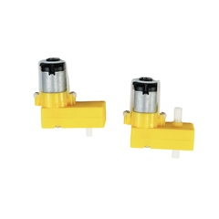 Động cơ giảm tốc chuyên gắn bánh xe DIY, hai màu sắc vàng / xanh