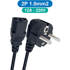 Dây nguồn AC 1.5m đồng nguyên chất  thông dụng cho máy tính, laptop, nồi cơm…