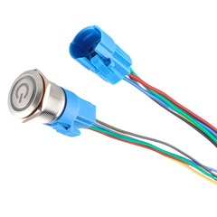 Jack nối, đầu cắm nút nhấn chống nước 12mm, 16mm, 19mm, 22mm