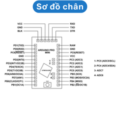 Mạch Arduino Pro Mini ATMega328P