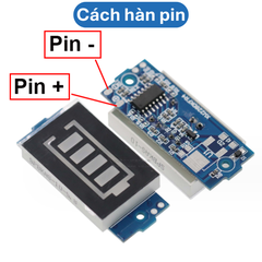 Mạch Led báo mức Pin, báo dung lượng pin Lithium 18650