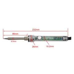Mỏ hàn chì, hàn thiếc 907 / 907S điều chỉnh nhiệt độ 220V 60W