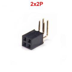 Hàng rào cái đôi 2.54mm cắm chân cong cao 8.5mm