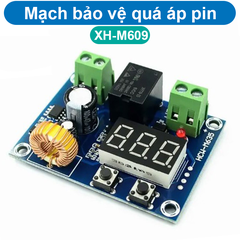 Mạch bảo vệ xả quá mức pin XH-M609 12V- 36V, ngắt khi mạch dưới điện áp cài đặt