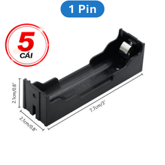 Đế pin, khay pin 18650 chân hàn PCB