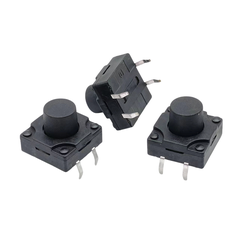 (10 Cái) Nút nhấn 12x12mm 4 chân cắm chống thấm cao 4.3 - 12mm