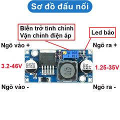 Mạch nguồn giảm áp, hạ áp 3A LM2596S DC - DC