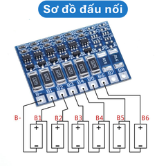 Mạch cân bằng khối pin lithium bằng điện trở