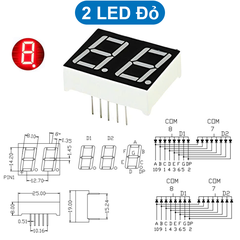 LED 7 đoạn 0.56 inch âm chung / dương chung