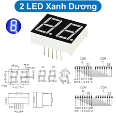 LED 7 đoạn 0.56 inch âm chung / dương chung