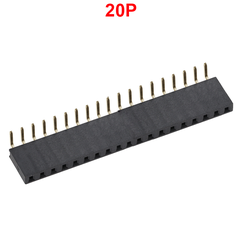 Hàng rào cái đơn 2.54mm cắm chân cong cao 8.5mm