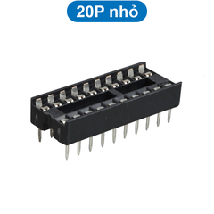 Đế IC chân vuông/tròn hai hàng 2.54mm 1A