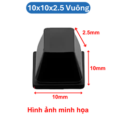 (4 cái) Nút đệm chống rung trượt, đế dán silicon tròn chống trượt