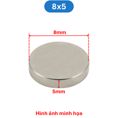 Nam châm đất hiếm tròn không lỗ
