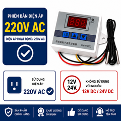 Bộ nhiệt độ, làm máy ấp trứng XH - W3002 - 12V/24V/220V