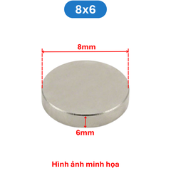 Nam châm đất hiếm tròn không lỗ