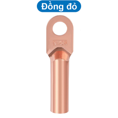 Đầu cos đồng đỏ DT, đầu cốt bấm nối dây điện đấu máy hàn, tủ điện, cọc tiếp địa